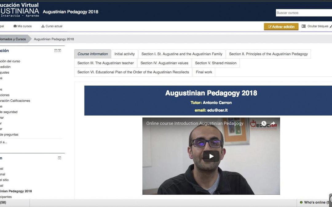 La red EDUCAR impulsa la formación agustiniana online para docentes